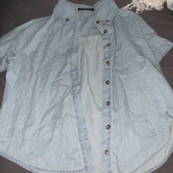 Brandy Melville Jean Button-Up